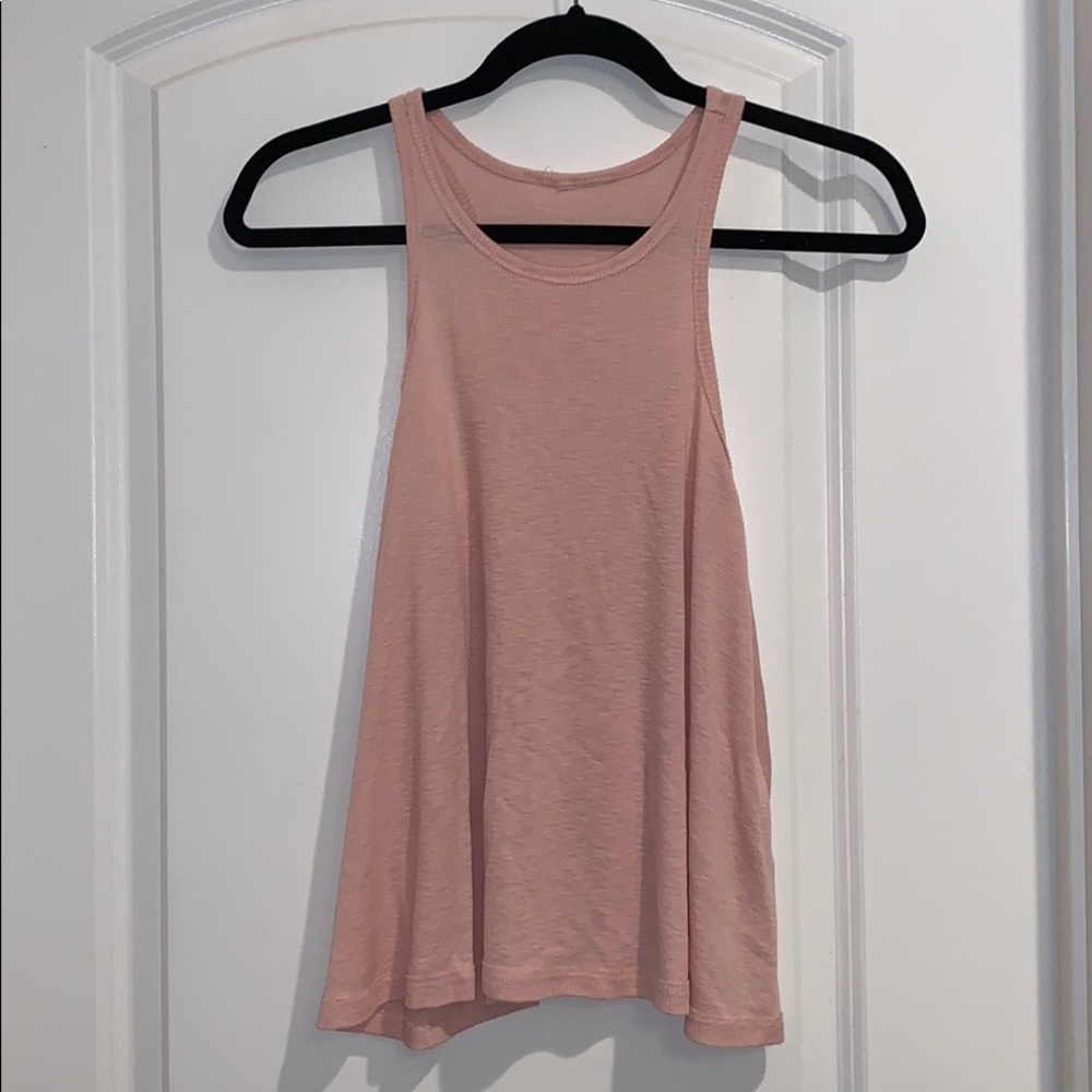 Free People Racerback Ribbed Swing Tank Top - Picture 2 of 3